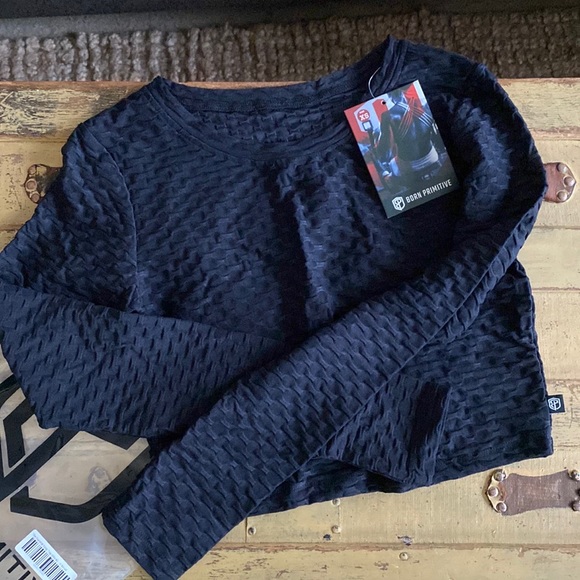 BORN PRIMITIVE WORKOUT SET HIGH WAIST LEGGING CROP TOP BODYCON WORKOUT SET S XS - Picture 6 of 17